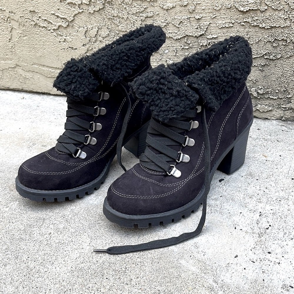 Black Heeled Ankle Boots